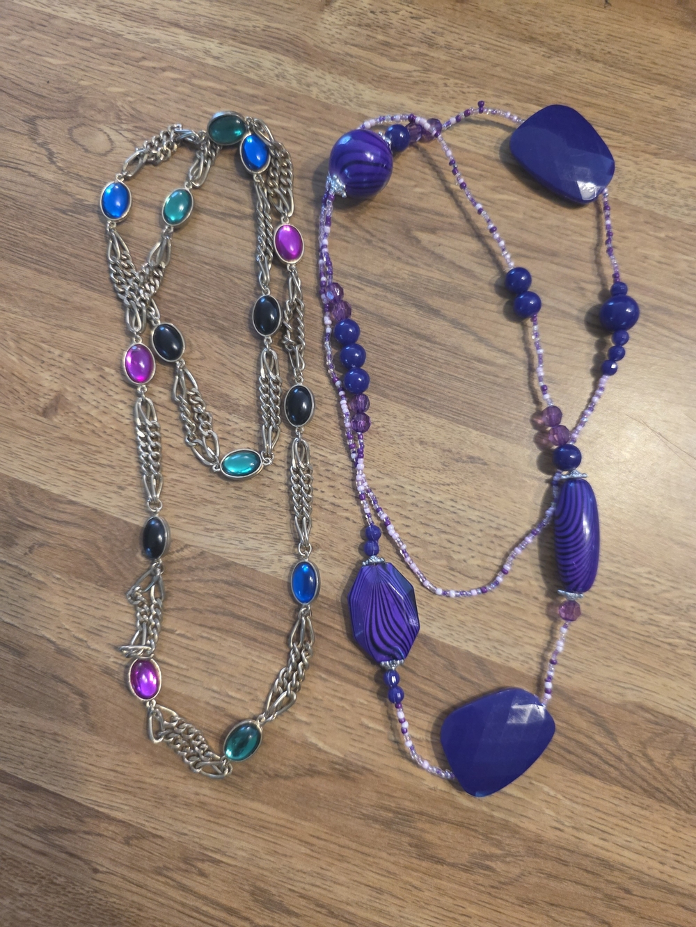 Purple Bead Layered Necklace Set - Unbranded Women’s Jewelry